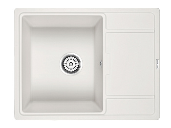 Кухонная мойка Paulmark FLUGEN 50-650 PM216550-WH 65х50 цвет белый